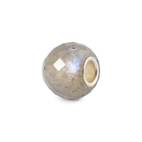 Labradorite rotondo sfaccettato / Pietra preziosa e argento sterling
