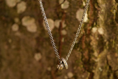 Set collana in argento PEACE con 2 bead (incl. donazione alla Croce Rossa)