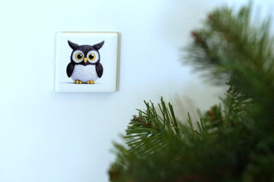 Oreo, la civetta con magnete