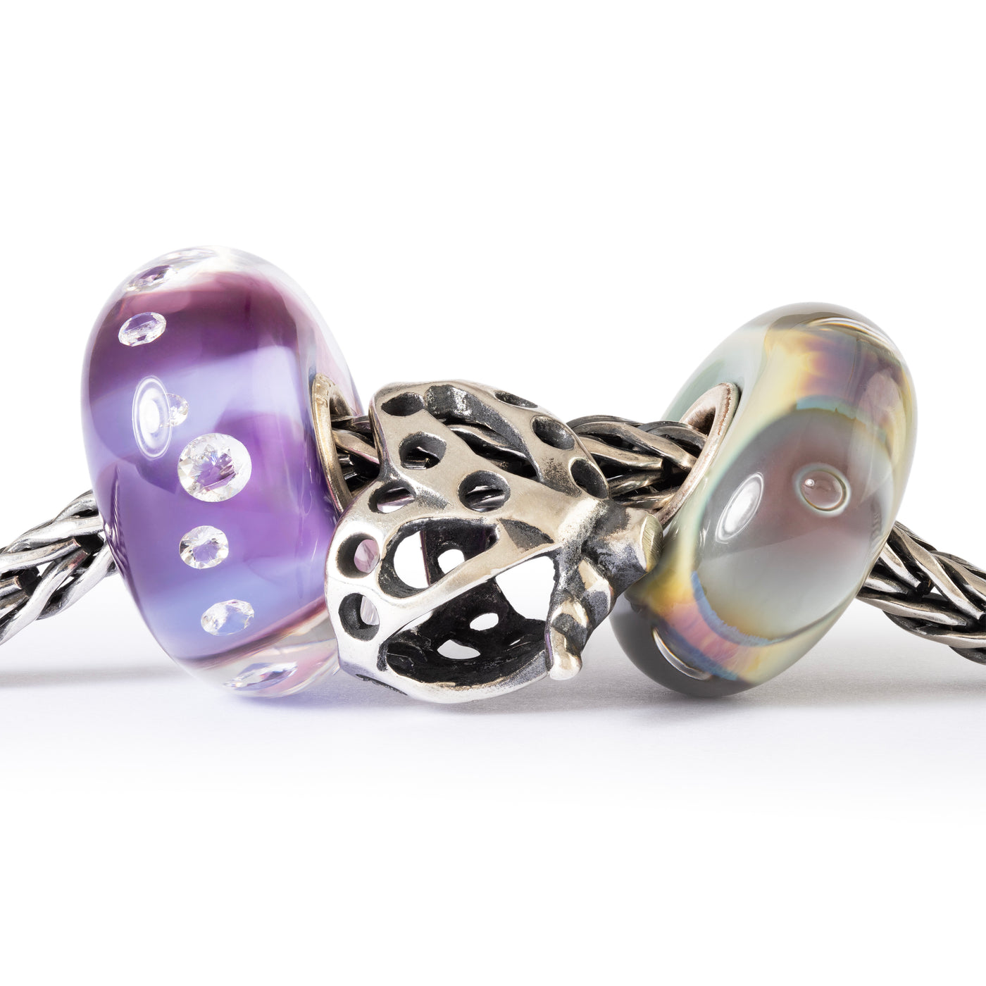 Trio Incanto di Farfalle Lilla