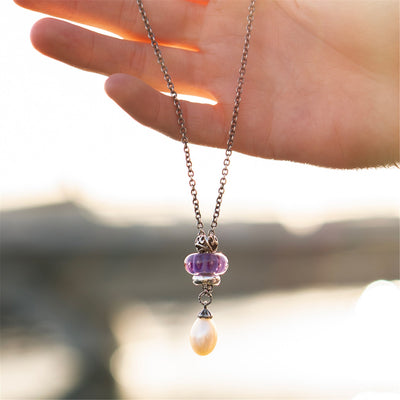 Collana Cuore con Perla di Acqua Dolce - Edizione Limitata Festa della Mamma 2025
