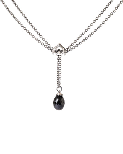 Set Collana Ali di Mezzanotte, Argento + Onice