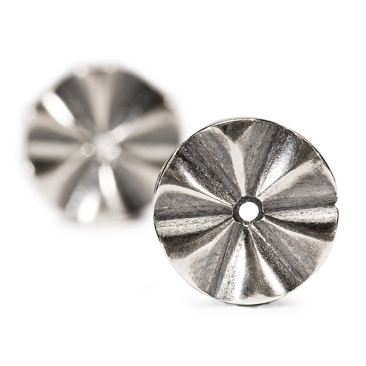 Orecchini a uncino in argento con pendente Pompei e pendente in Calcedonio