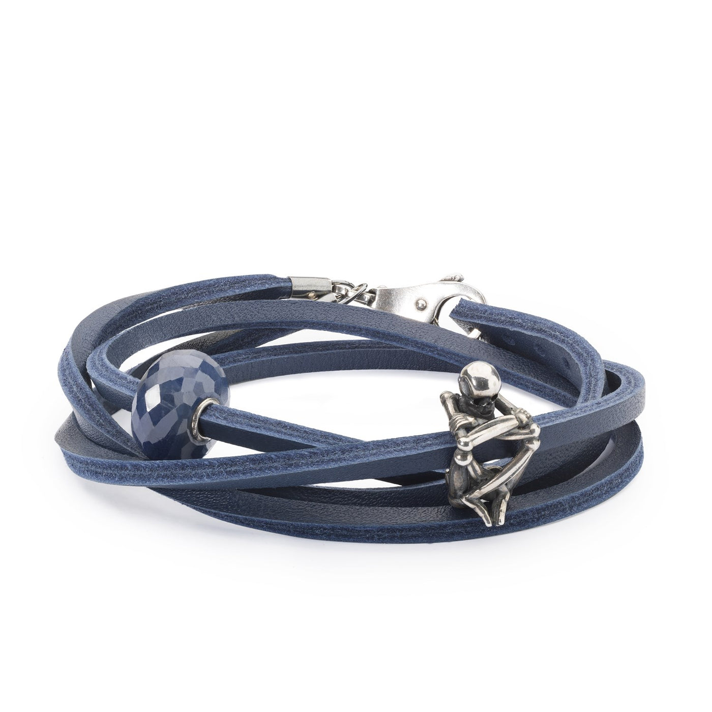 Bracciale Cuoio Blu