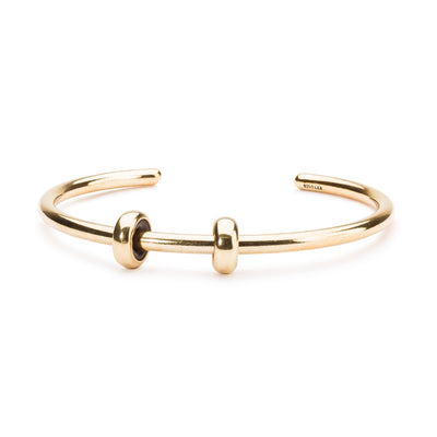 Bangle Placcato Oro con 2 Stop