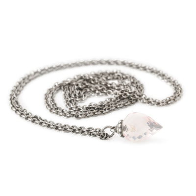 Collana d'Argento con Quarzo Rosa